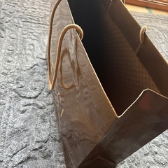 GUCCI 茶色の紙袋の画像