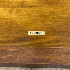 ☆江別市『かいとるどう』★カリモク コロニアル テレフォンベンチ チェア 木製 電話台 FAX台の画像