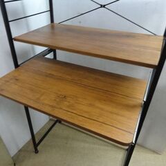 キッチンラック スライド棚付 幅80cm 中古【自社配送は札幌市内限定】札幌市白石区/店頭お引き取り歓迎の画像