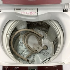 【6か月動作保証】　Hitachi 全自動洗濯機の画像