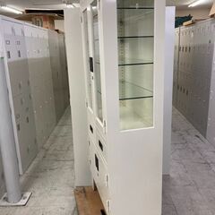 中古　美品　SOLNO　タカゾノ　ケビント　飾り棚　食器棚　本棚　店舗什器　ガラスキャビネット　ガラスショーケース　ディスプレイケース　医療棚　ドクターキャビネット　スチール製　アンティーク　愛知　一宮市　稲沢市　江南市　岐阜　羽島市　各務ヶ原市　岐阜市　三重　名古屋　グッドプライス一宮の画像