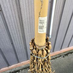  【引き取り限定。置き配。越前市】竹ほうきの画像