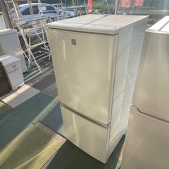 【リサイクルサービス八光】2016年製　シャープ 137L 2ドアノンフロン冷蔵庫 keyword キーワードホワイト SJ14E3KWの画像