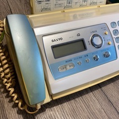 SANYO ファクシミリ　中古固定電話　の画像