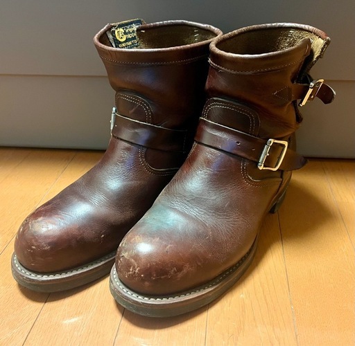 Chippewa チペワ エンジニアブーツ ショートブーツ 希少黒タグ