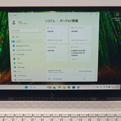 極美品 タッチパネル バッテリ新品 フルHD 13.3 HP ノートPC ENVY Laptop13 ah0xx Core i5-8250U windows11 home 8GB SSD256GB  カメラあり オフィス (C246)の画像