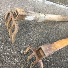  【引き取り限定。置き配。越前市】熊手2本の画像