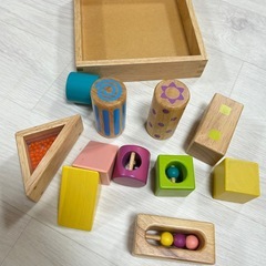 美品 Ed・Inter(エド・インター) 森のあそび道具 音いっぱいつみき 803813の画像