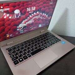 NEC 薄ピンク　7世代CPU搭載　高速SSD　メモリ4G　USB3.0　持ち運び　超軽量　Webカメラ 高画質フルHD対応液晶の画像