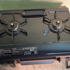 & ガステーブル　Paloma パロマ　LPガス用　IC-S37BM-2L  2023年製の画像