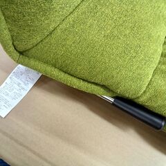 リユースのサカイ栃木店★ジモティ割あり★  座椅子 ライトグリーン W54×D68～100×H73 クリーニング済み TC11479の画像