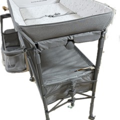 Maydolly オムツ交換台(折り畳み可・高さ調節可・キャスター付・収納付）の画像