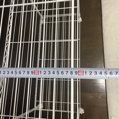 ✨即決歓迎✨【幅40×奥行30×高90cm】白いスチールラック 3段 キャスター付き 収納棚の画像