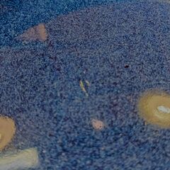 花器 水盤 陶器 シンプル ネイビー オブジェ 　/MJ-1305 2Fの画像