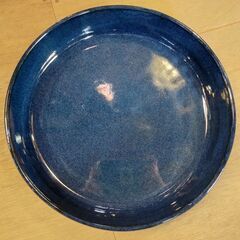 花器 水盤 陶器 シンプル ネイビー オブジェ 　/MJ-1305 2Fの画像