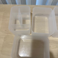 DAISO 重なるボックスなど 収納ケースまとめての画像