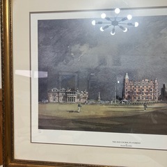 絵画セント.,アンドリュース　オールドコース　プリントの画像