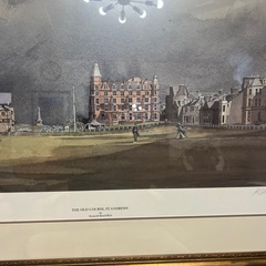 絵画セント.,アンドリュース　オールドコース　プリントの画像