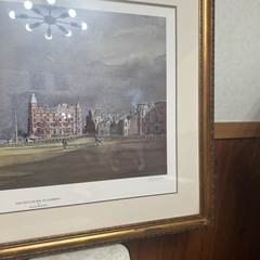 絵画セント.,アンドリュース　オールドコース　プリントの画像