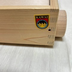 美品 KAWAI カラー引き車つみきの画像