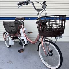 リサイクル自転車(2510-22) 電動アシスト自転車(ﾌﾞﾘﾁﾞｽﾄﾝ)(3輪) 12.3Ahの画像