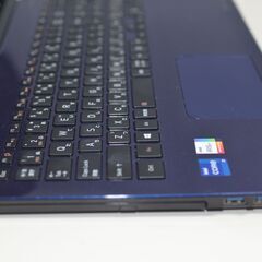 中古良品ノートパソコン 東芝 P2-T8RD-BL 第11世代 i7 爆速SSD1TB メモリー16GB 無線内蔵 Bluetooth WEBカメラ Blu-ray搭載 Windows11の画像