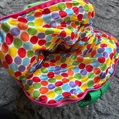 いちごのあおむしリュックサックの画像