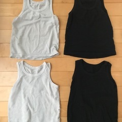 お譲り先決定済　サイズ120 半袖肌シャツ3枚　ランニング肌シャツ4枚の画像