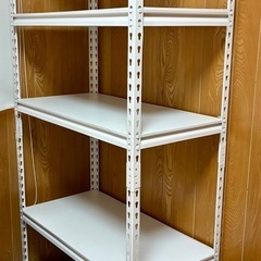 スチールラック ラック  白 の画像