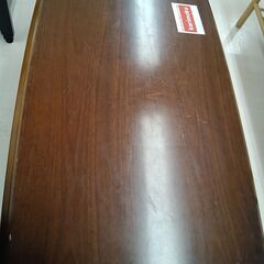 リユースのサカイ栃木店★ジモティ割あり★ カリモク ローテーブル ブラウン W103×D89×H47 クリーニング済み TC11481の画像