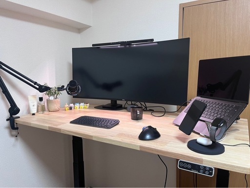 FlexiSpot 電動昇降式デスク E7 Pro(付属品込み)