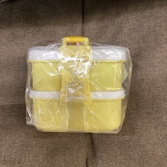 万代店　新品　保管品 くまのプーさん2段弁当セットの画像