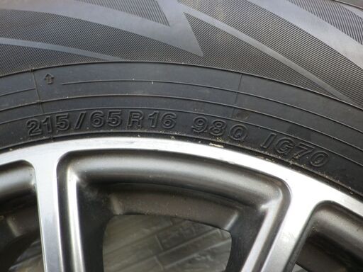 215/65R16ヨコハマIG70セブンホイルセット４本バリヤマ