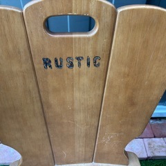 karimoku カリモク RUSTIC 木製 椅子 イス ②脚セット　中古品の画像