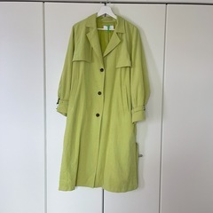 SLY ライトグリーン トレンチコートの画像