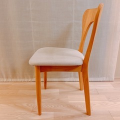 モモナチュラル　ダイニングチェア　2脚の画像