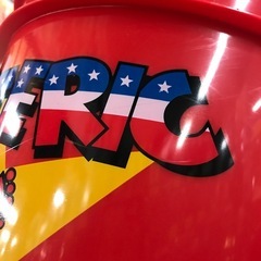 ★ジャングルジャングル貝塚店★ヒステリックミニ Hysteric Mini バケツ　赤　収納　ヒスミニMINIちゃん　スツール　蓋付きバケツ　ふた付き　貝塚市　二色浜　リサイクルショップの画像