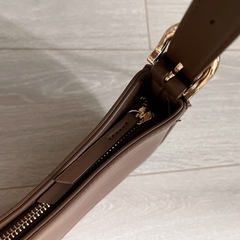 ブラウンレザー ハンドバッグ☺︎の画像