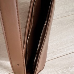 ブラウンレザー ハンドバッグ☺︎の画像