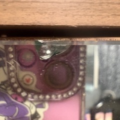 3面鏡 ドレッサー ブラウン コンセント付きの画像