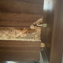 3面鏡 ドレッサー ブラウン コンセント付きの画像