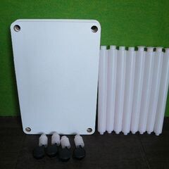 木板のミニラック ３段 キャスター付き■L-593の画像