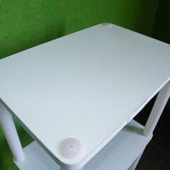 木板のミニラック ３段 キャスター付き■L-593の画像