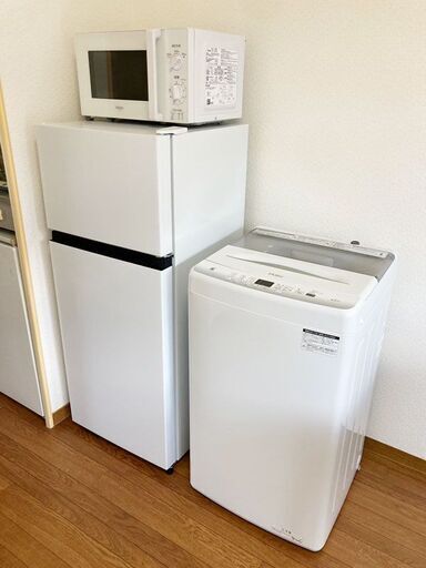 【未使用品】京都市内方面配達設置無料 新生活応援セット 冷蔵庫 洗濯機 レンジ ベッド ケトル ドライヤー スティック掃除機 IA100