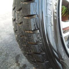 アルミホイール4本　165/65R14　スタッドレスつき　21ラパンに使用の画像