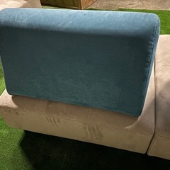 【定価約10万円】 アイランドソファ 2個セット 2人掛けの画像