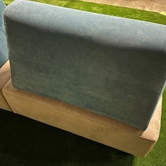 【定価約10万円】 アイランドソファ 2個セット 2人掛けの画像