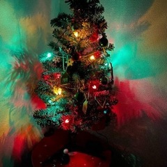 【ニトリ】デコレーションツリー90cm LED・オーナメントセットの画像