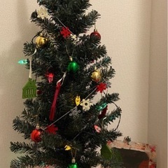 【ニトリ】デコレーションツリー90cm LED・オーナメントセットの画像