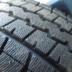 2023年　スタッドレスつき鉄チンホイール　4本　165/80R13　9.9部山の画像